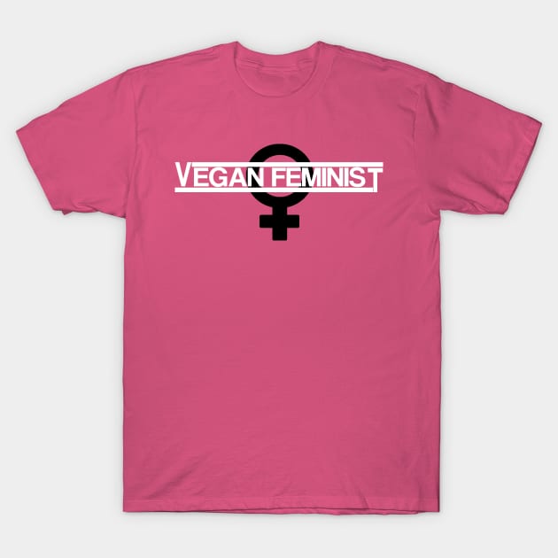 Vegan Feminist T-Shirt by nerdyveganshop